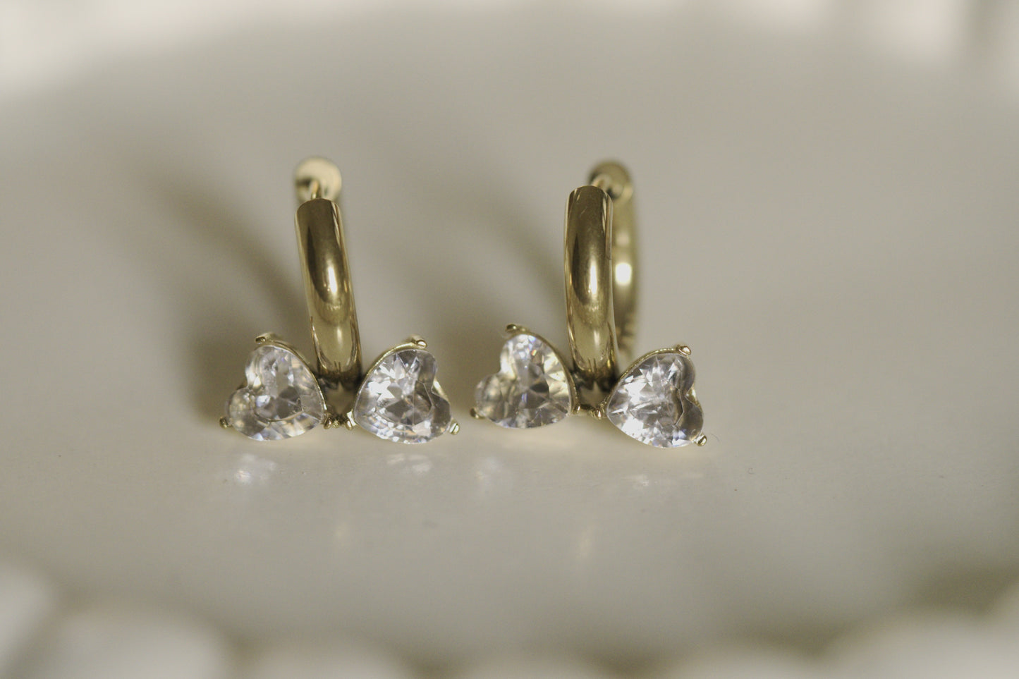 Diamond Bow Earrings
