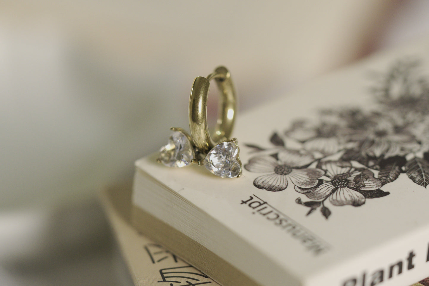 Diamond Bow Earrings