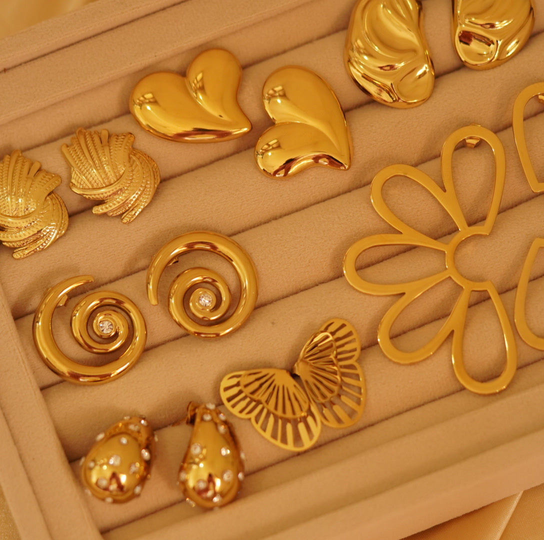 18K Gold-Plated Earrings
