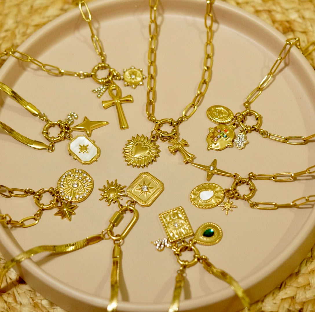 18K Gold-Plated Necklaces