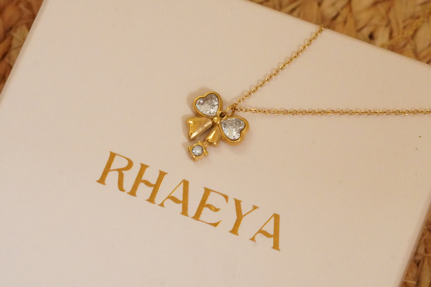 Diamond Ribbon Necklace