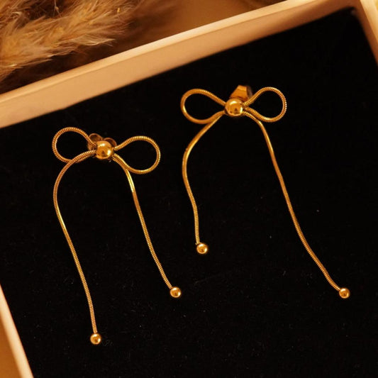 Bow Earrings (Thin)